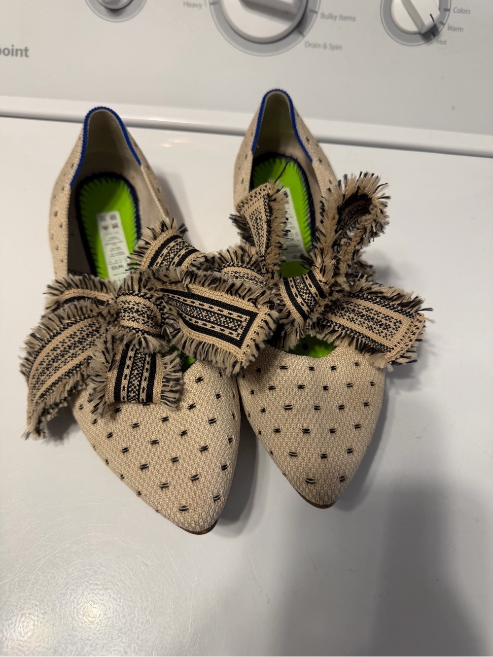 Rothy’s the point Mary Jane bow flats